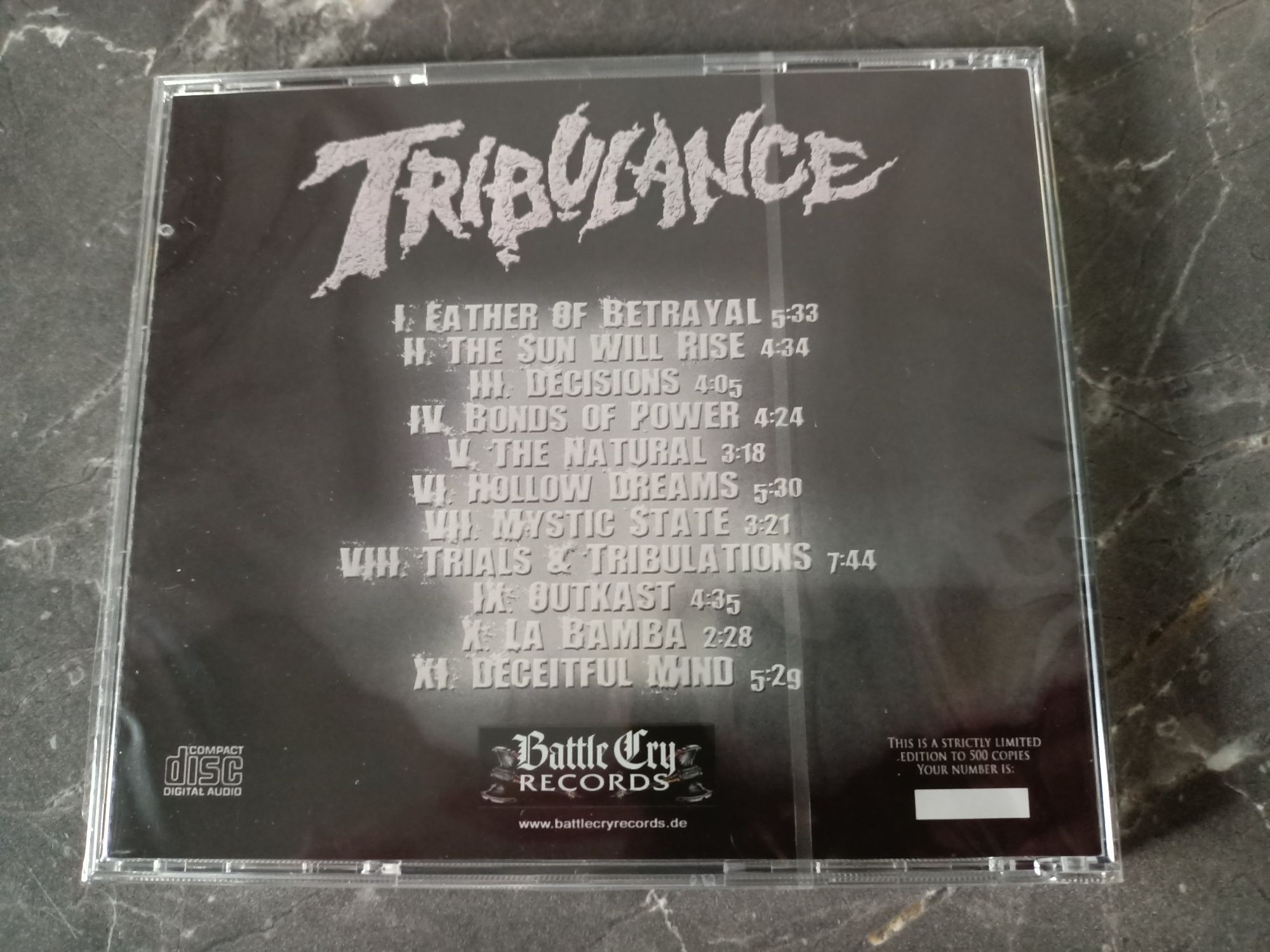 Tribulance - Trials & Tribulations (CD, Album, Num, RE, RM)(folia)