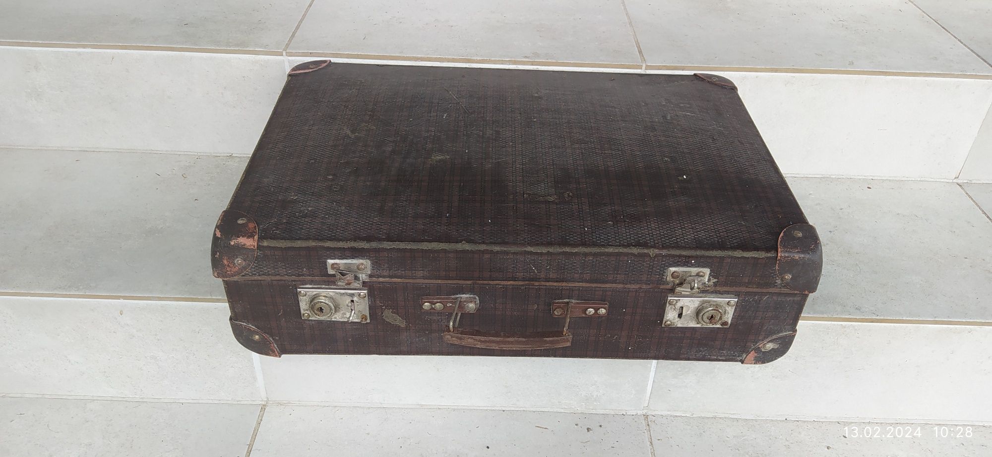Stara walizka retro . Vintage.