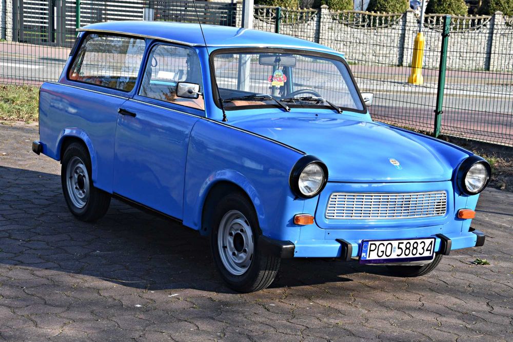 Trabant 601 Kombi Odrestaurowany Skóry 1982r Jak Nowy  Rejestr Polska