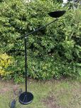 Lampa stojąca podłogowa z kloszem