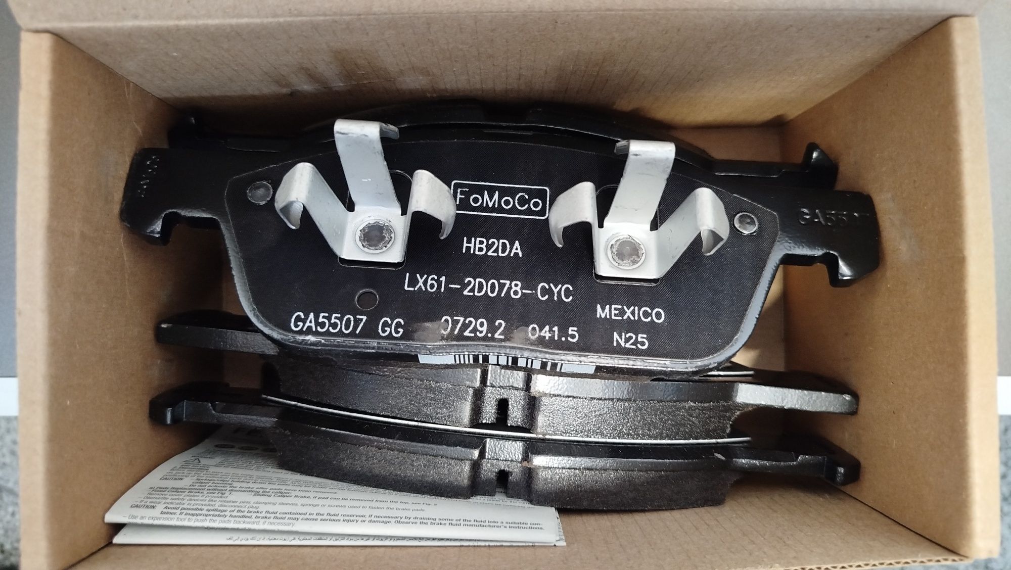 Oryginalne przednie klocki hamulcowe Ford Focus ST MK4