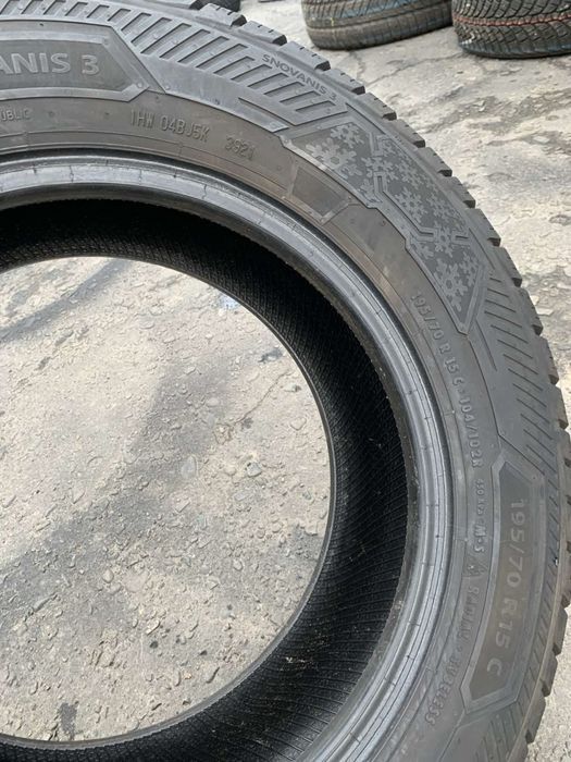 Шини 195/70 R15C Barum зима 2021 рік 6,5 ми