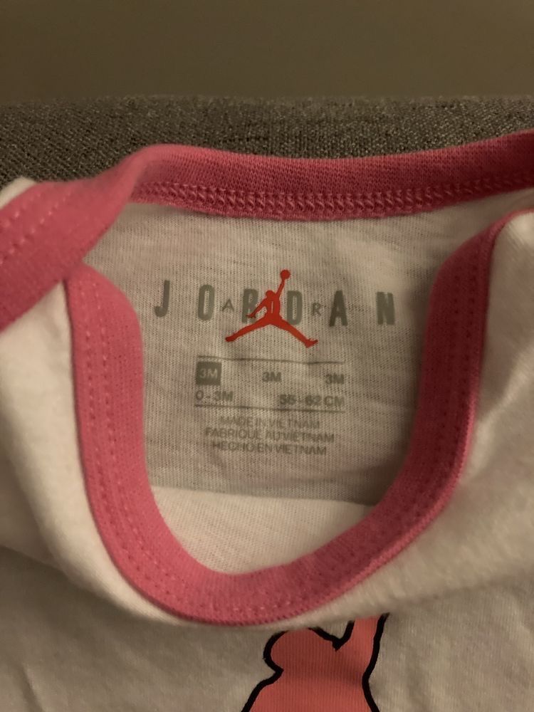 Ciuszki air jordan body 0-3 miesiace 56-62cm