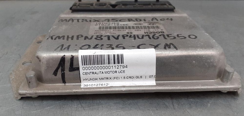 CENTRALINA DO MOTOR UCE HYUNDAI MATRIX FC