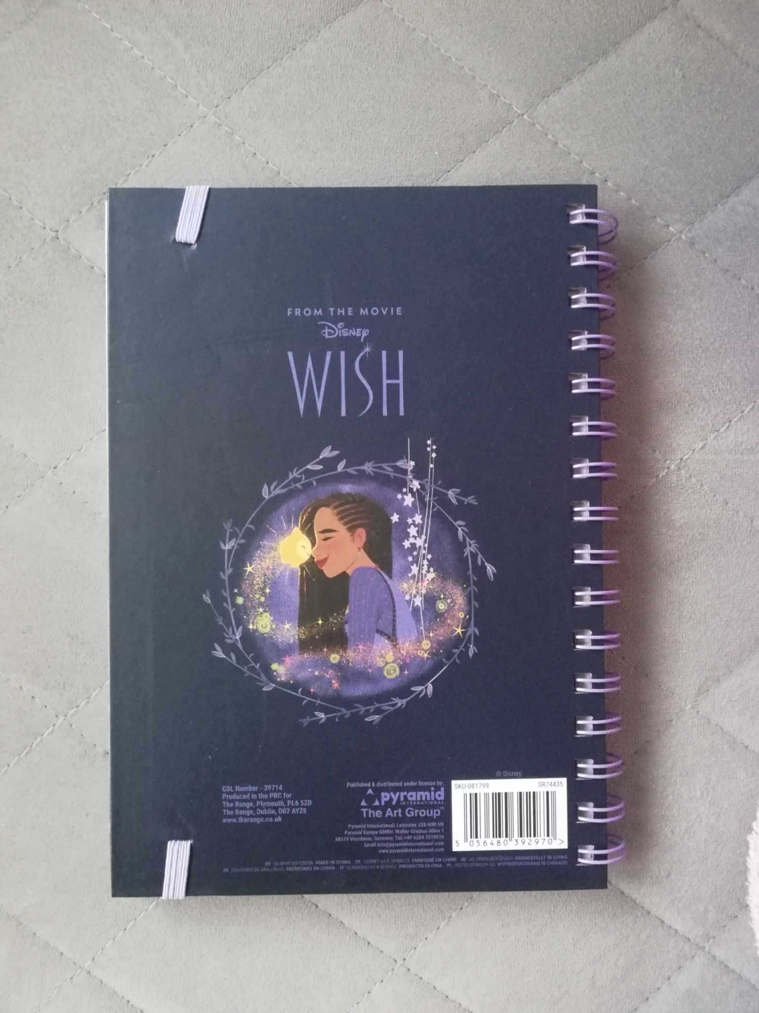 Kołozeszyt w linię Disney Wish Życzenie A5 160 str