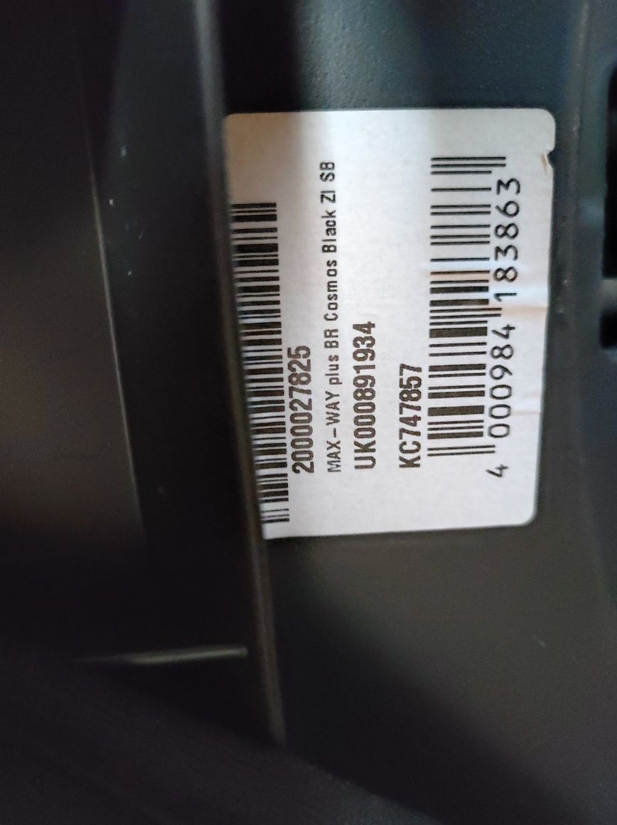 Fotelik Britax Max Way plus do 25 kg, rwf
