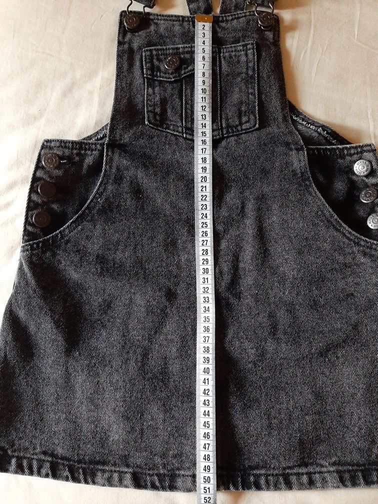 Сарафан темно-серый джинс Idestination р.134 см