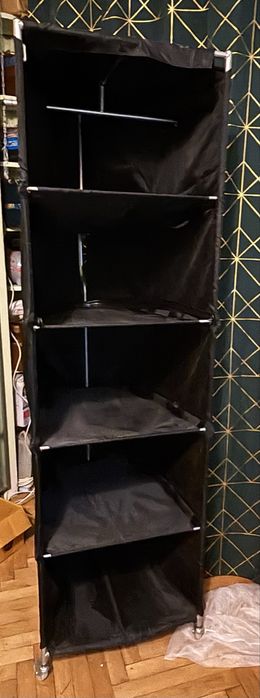 Szafa testylna regal na kolkach ikea