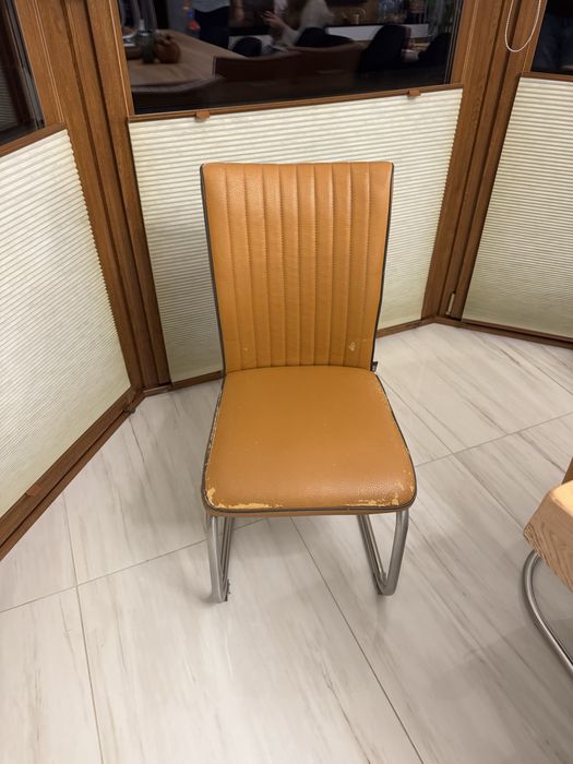 Krzesło 8 sztuk ekoskóra