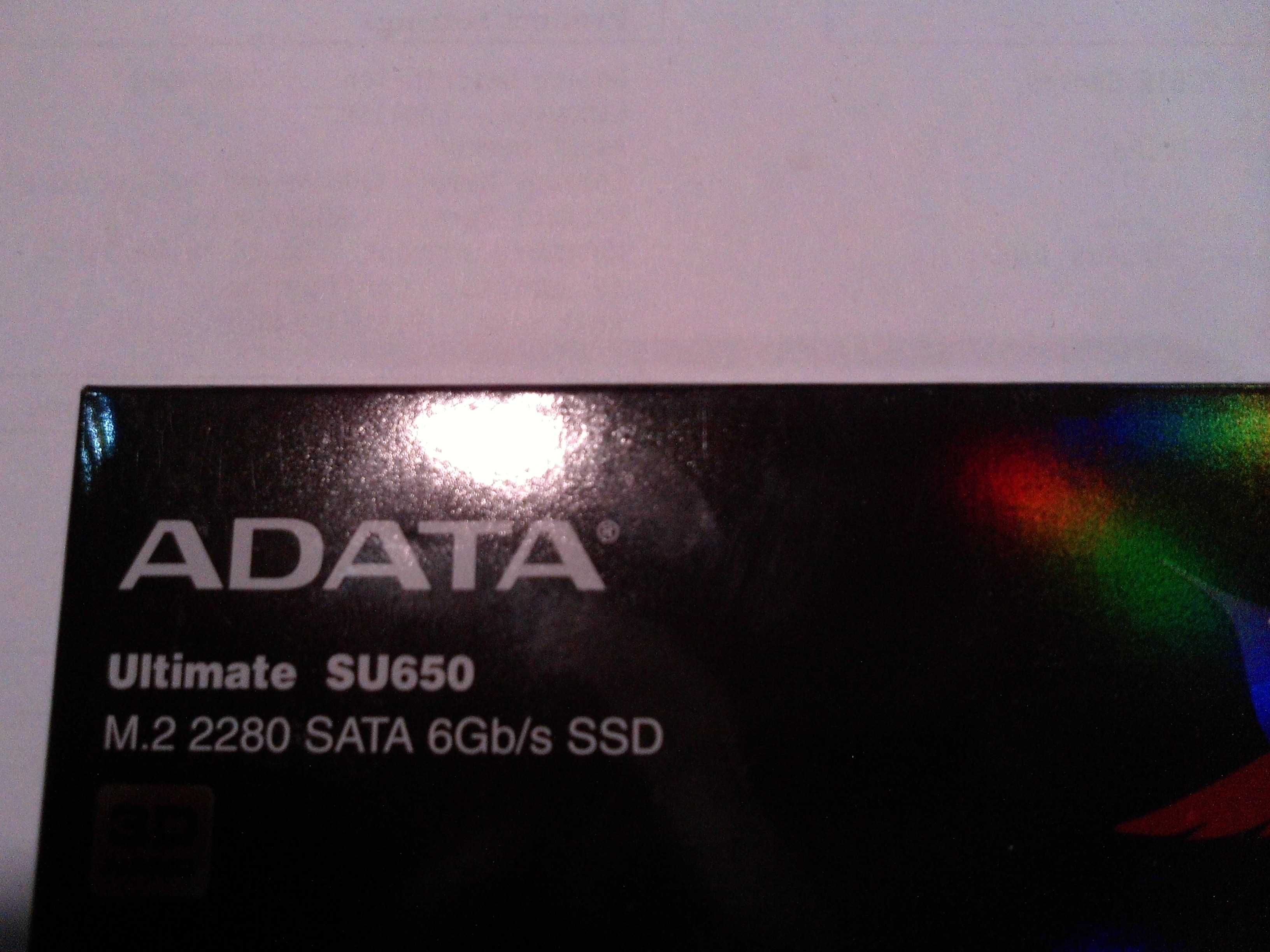 Dysk SSD M.2 1TB ADATA Ultimate SU650 NOWY - fabrycznie zapakowany