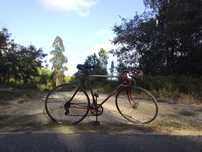 Bicicleta clássica de estrada/corrida dos anos 80