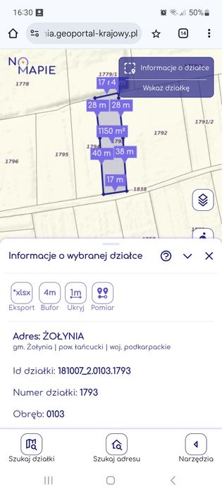 Działka z warunkami  Żołynia