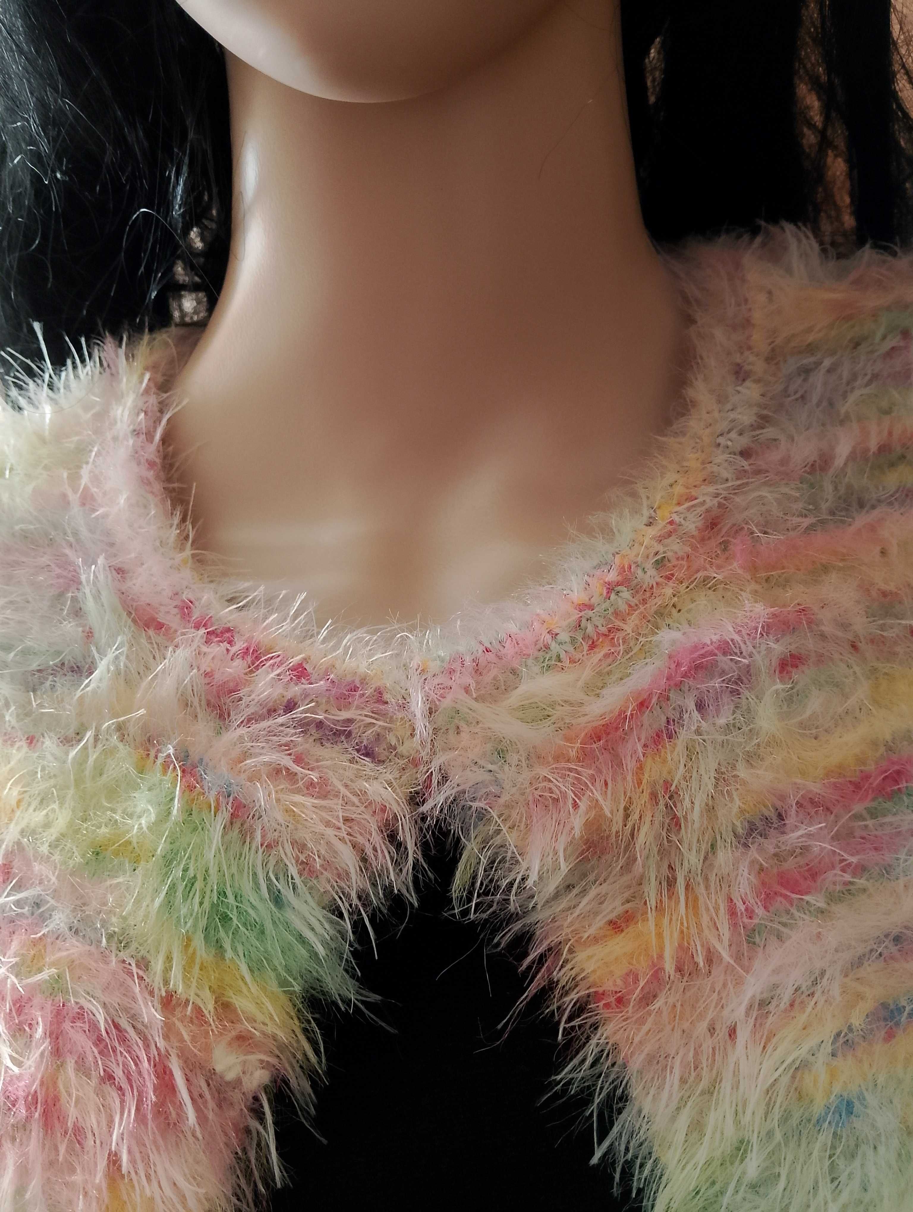 sweter damski, kardigan  kolorowy S/M