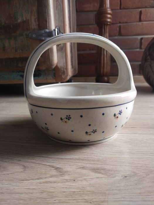 Koszyk ceramika  boleslawiec