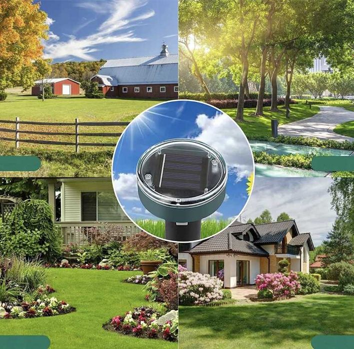 SILNY ODSTRASZACZ SOLARNY NA KRETY gryzoni kretów nornic myszy