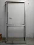 Porta em alumínio sem vidro