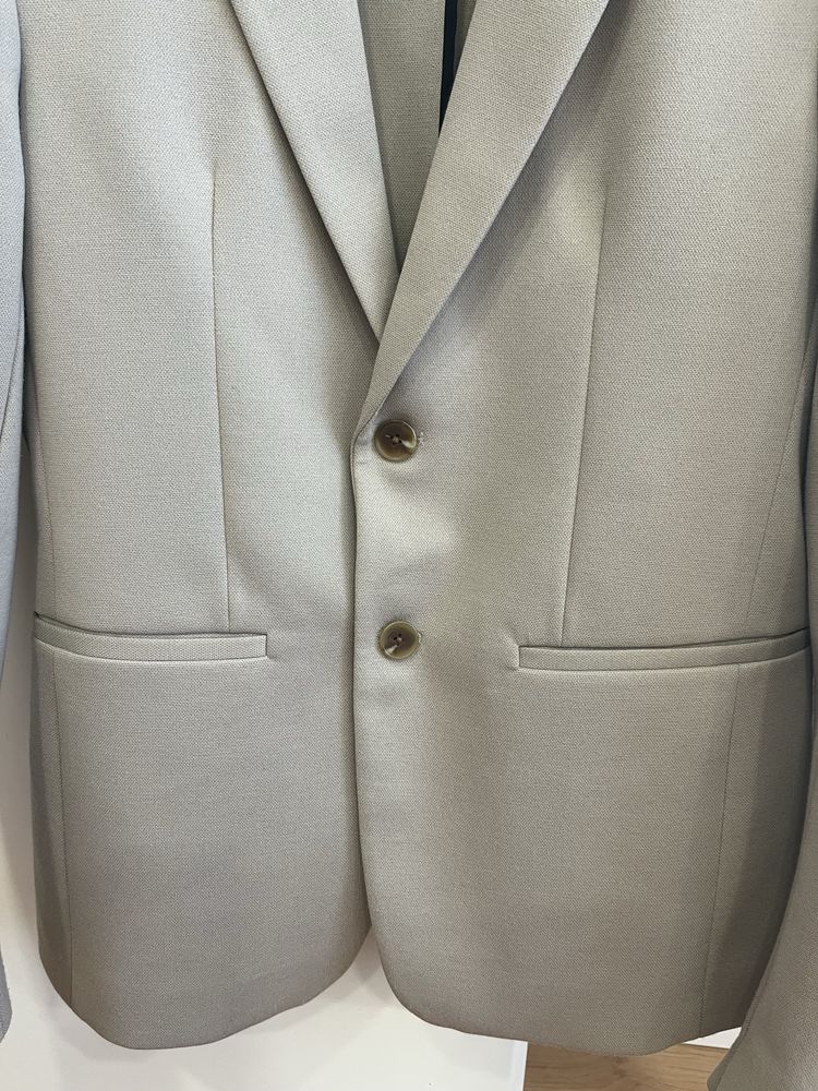 Blazer homem ZARA, bege, S, tam.38