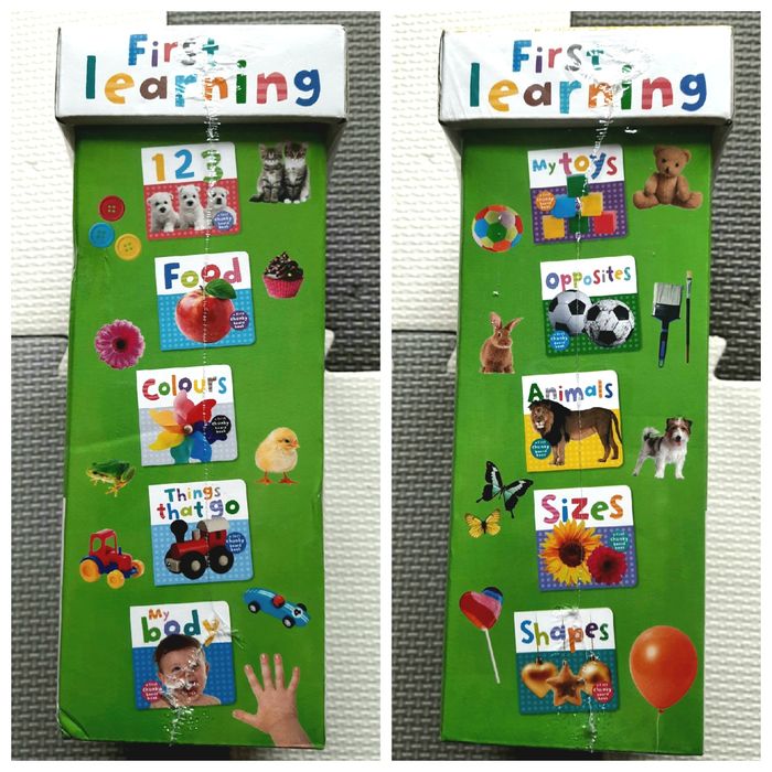 My First Learning 10 Chunky Books Tower biblioteczka pierwsze słowa
