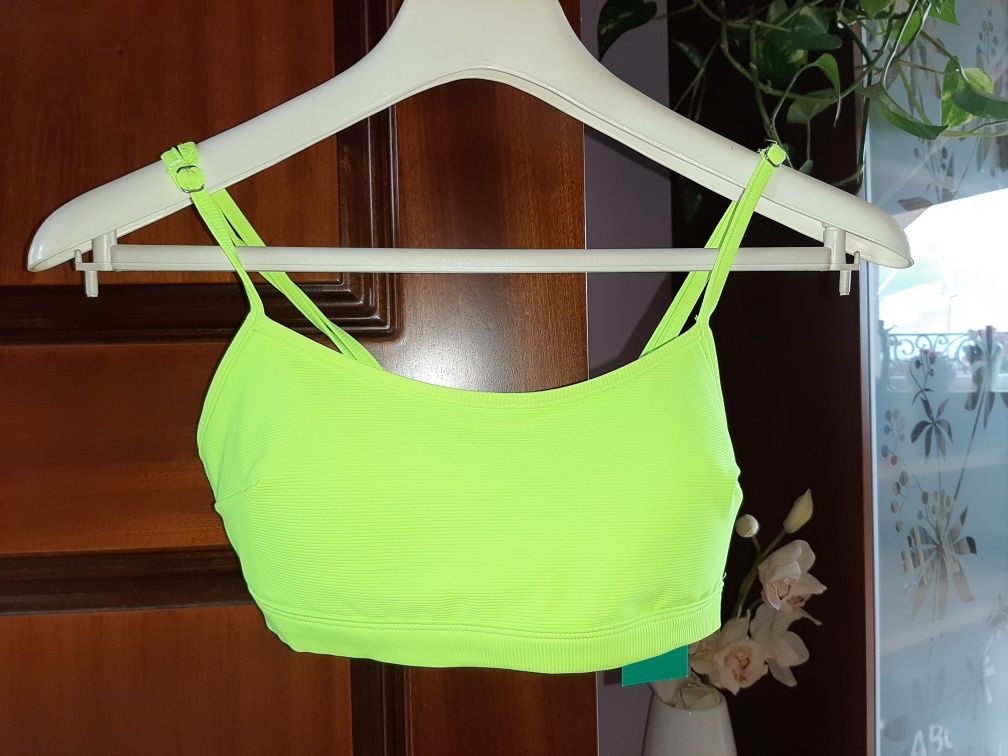 Nowy Top fluo zielony firmy H&M rozmiar 38, 75B