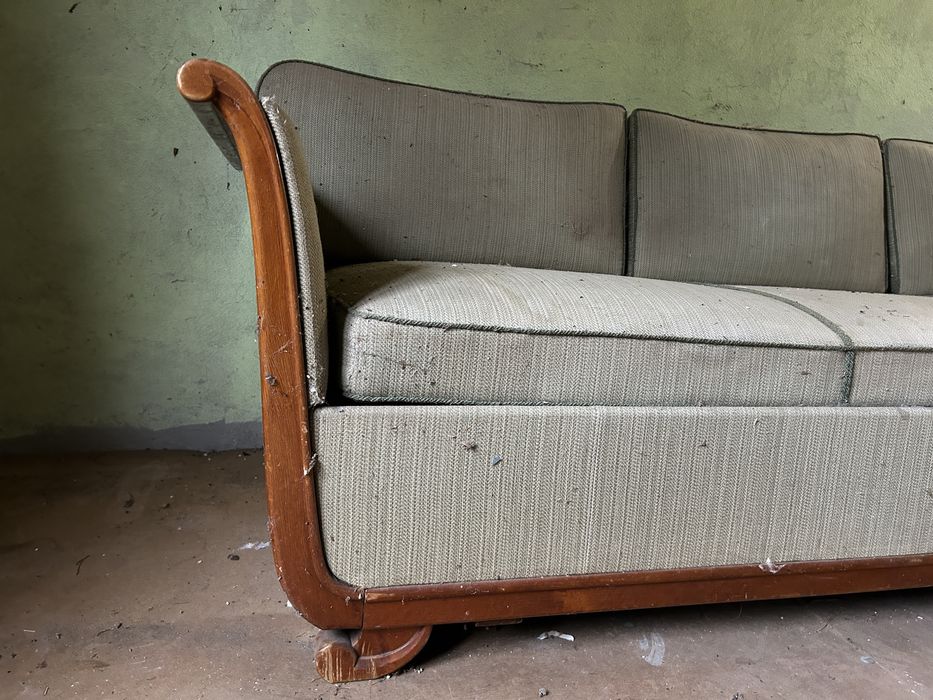Stara kanapa sofa ludwik lata 30 art deco
