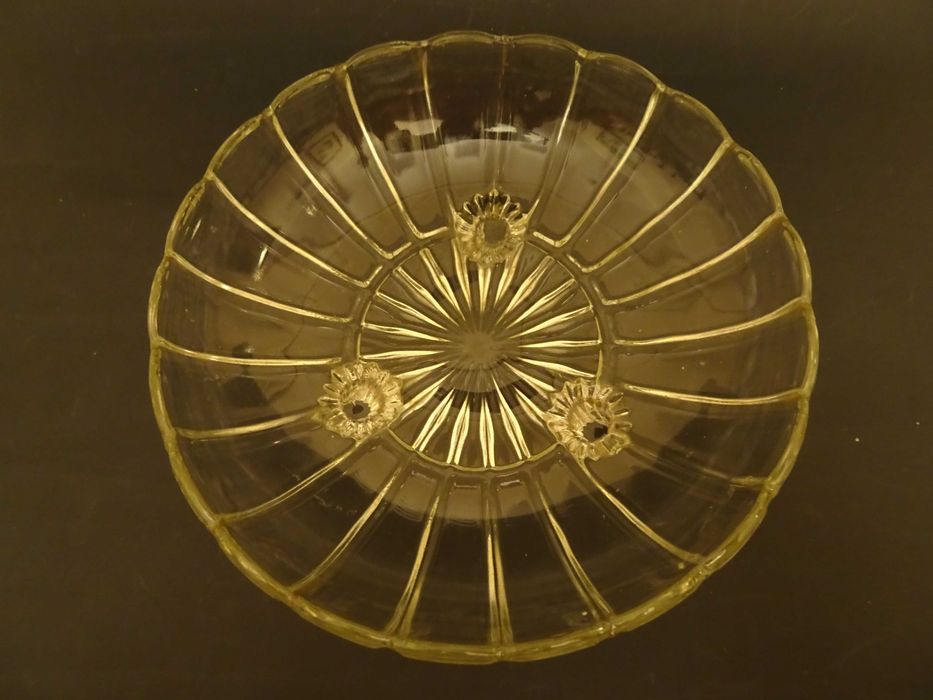 Ząbkowice, miska szklana, HSG Ząbkowice, PRL, Vintage, retro