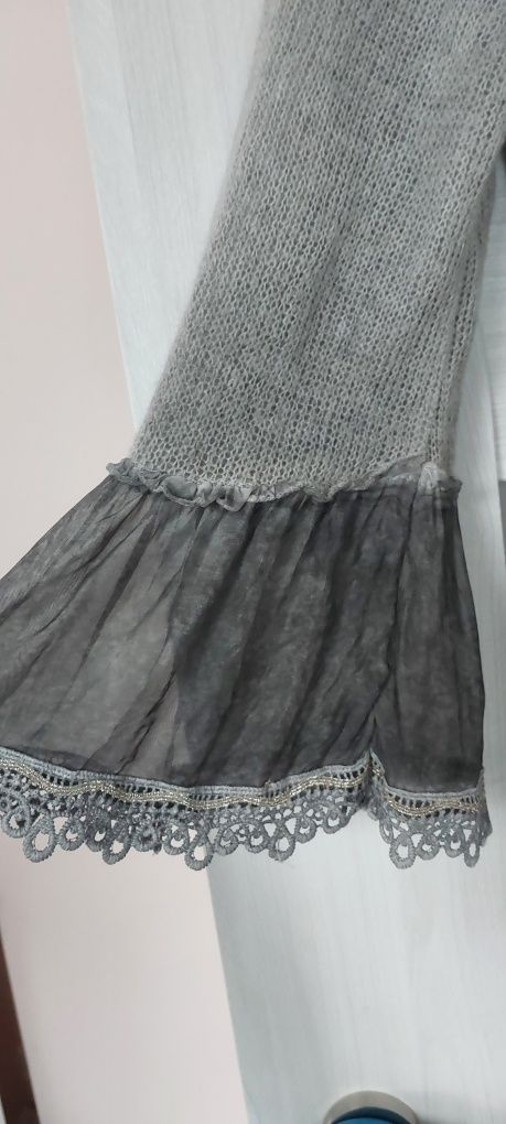 Sweter szary xl xxl