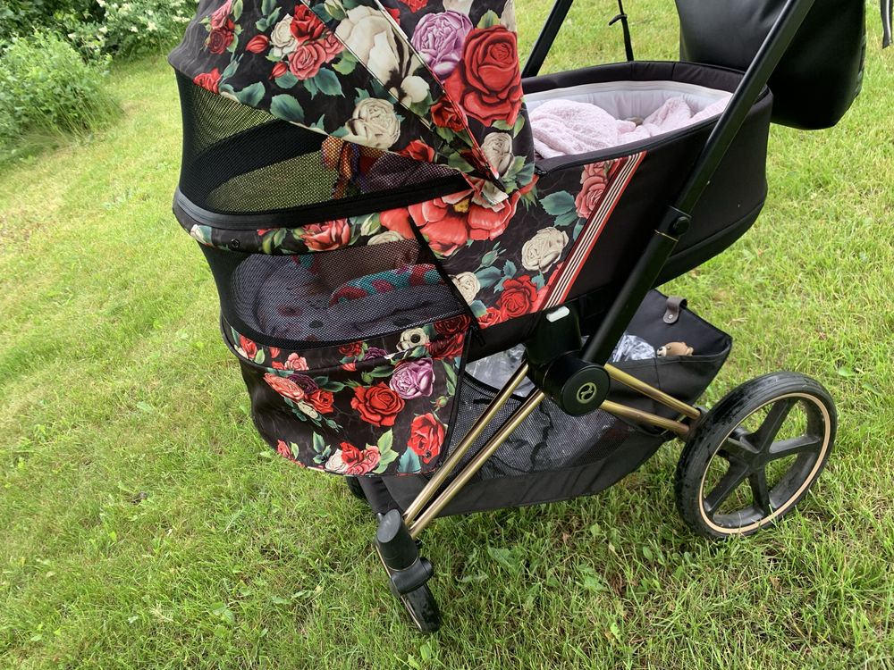 Gondola Cybex Priam spring blossom kwiaty