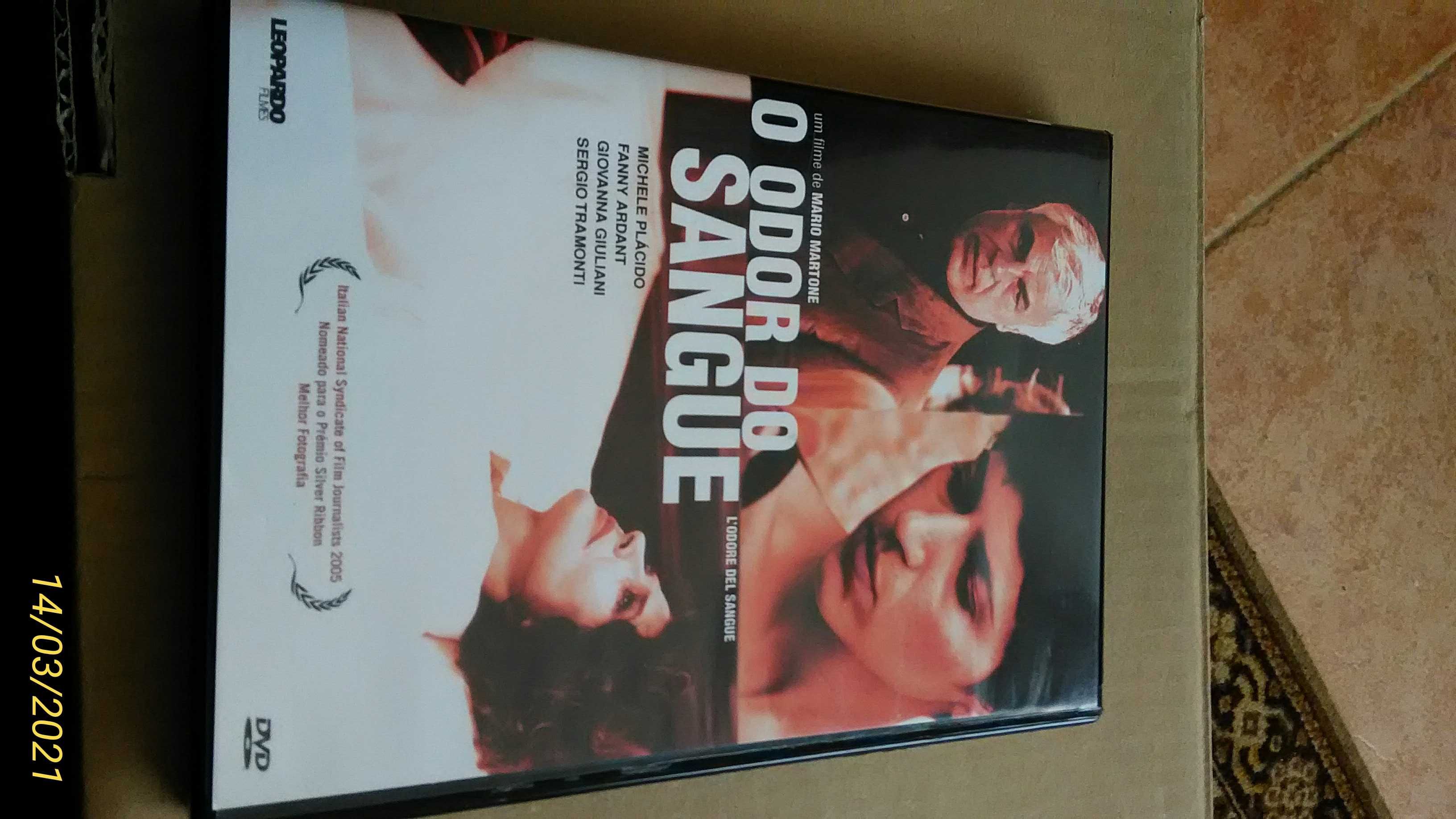 DVD O Odor do Sangue Filme Mario Martone Fanny Ardant Michele Placido