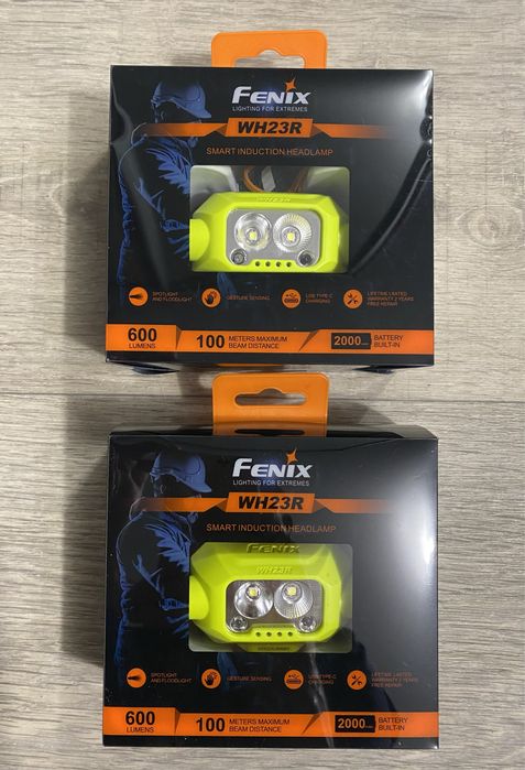 Ліхтар налобний Fenix WH23R з акумулятором
