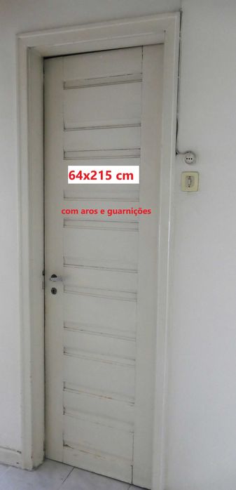 Portas antigas madeira maciça e vidro (com e sem aros / guarnições)
