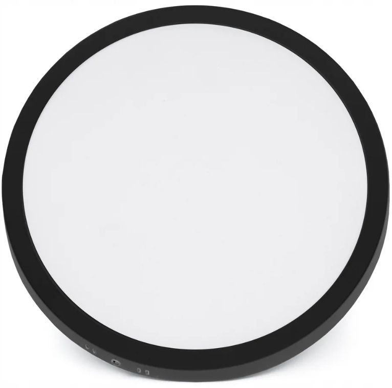 Plafon LED 18W neutralna 4000K 21cm czarny lampa sufitowa natynkowy