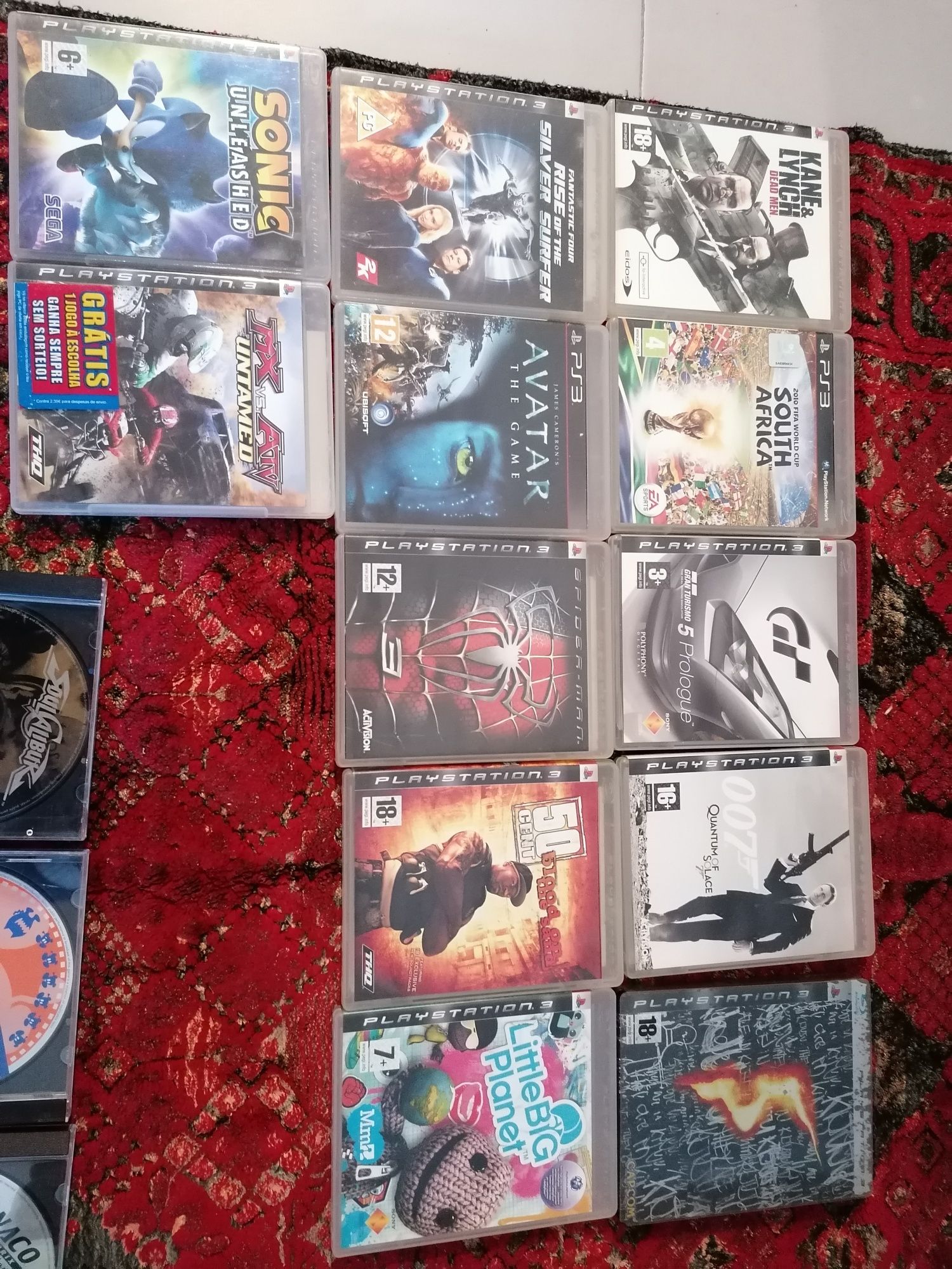 12 jogos.    ps3