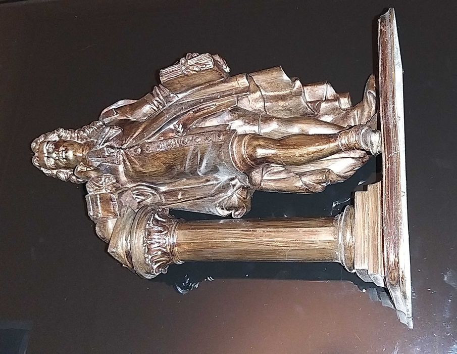 Figura de Personagem da Corte Francesa Escultura em Bronze