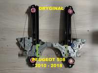 Podnośnik Mechanizm Szyby Peugeot 508 Tył Prawy Oryginał 10-18 (1b2)
