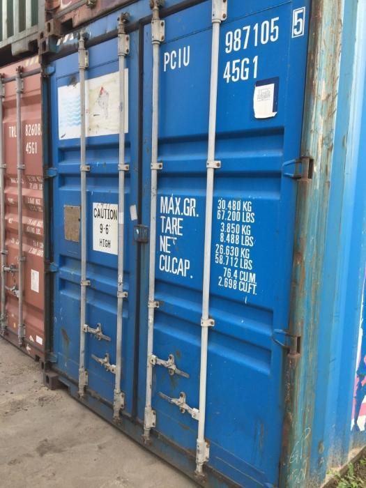 Kontener 40HC magazyn morski budowlany.