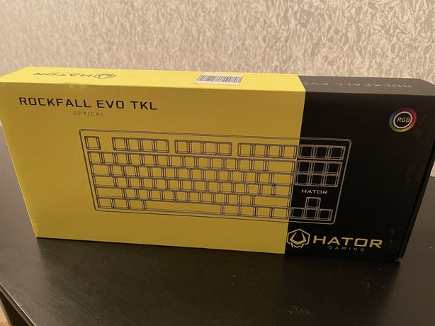Продам клавиатуру HATOR Rockfall EVO TKL Optical White (HTK-631)