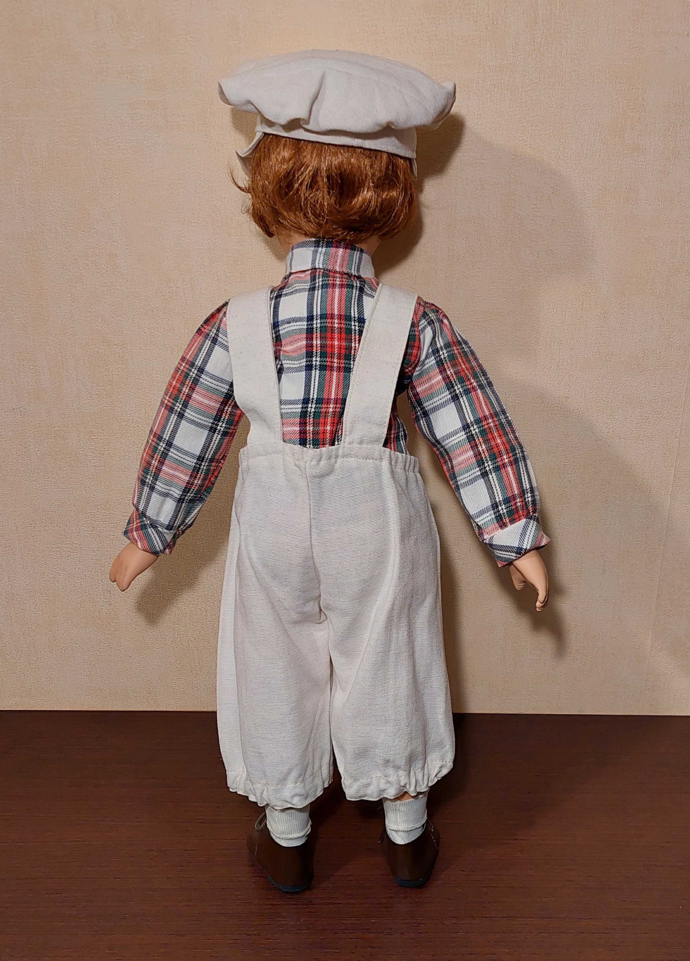 РЕДКАЯ винтажная фарфоровая кукла ПОВАРЕНОК Германия 1970е 48 см повар