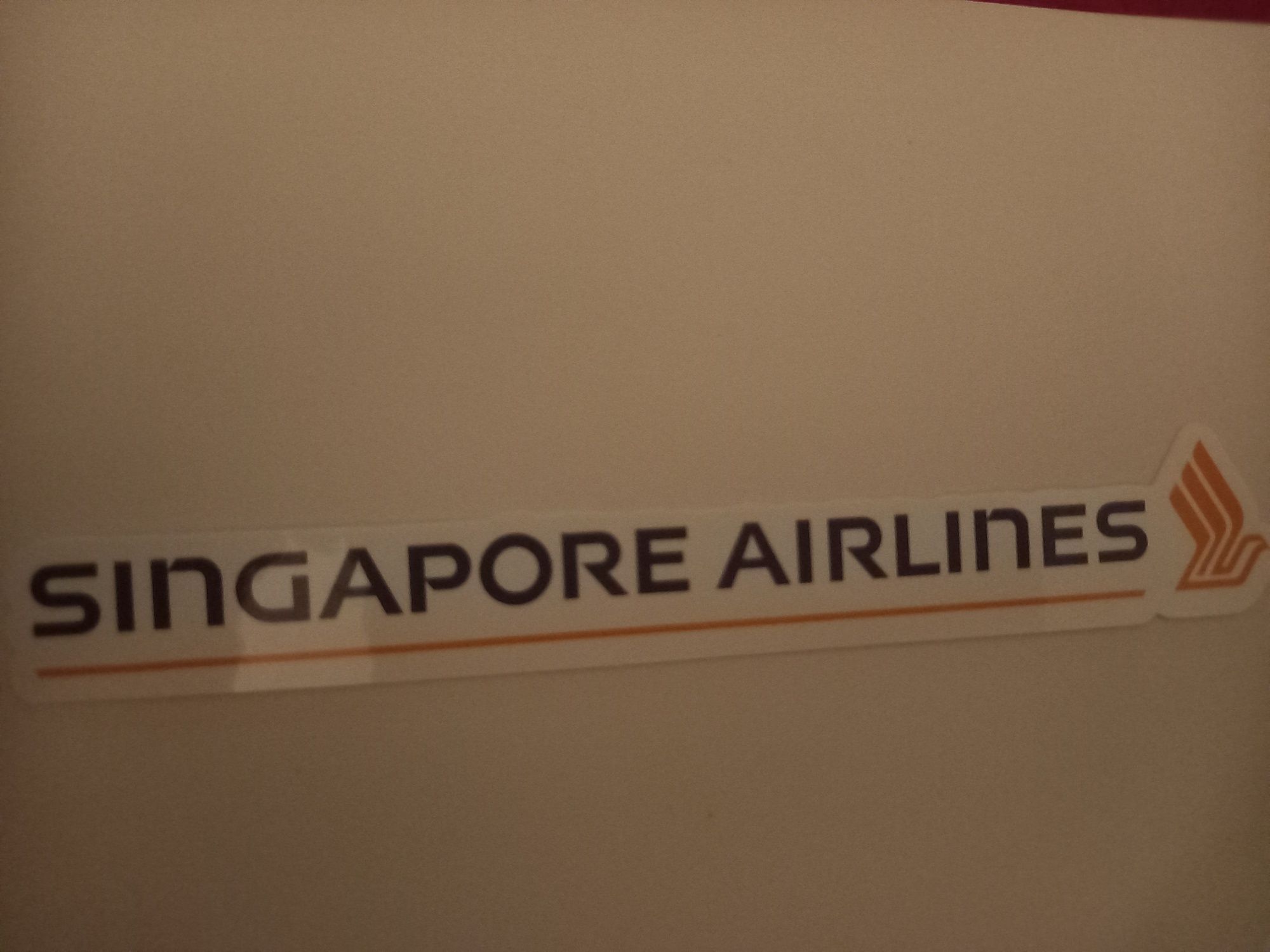 Naklejka Singapoure Airlines
