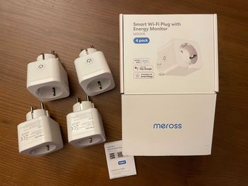 Meross Smart Wi-Fi Plug 4x Inteligentne gniazdka z monitorem zasilania
