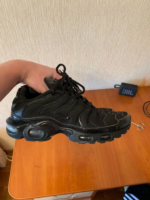 Кросівки Nike air max tn plus triple black оригінал nike tn plus