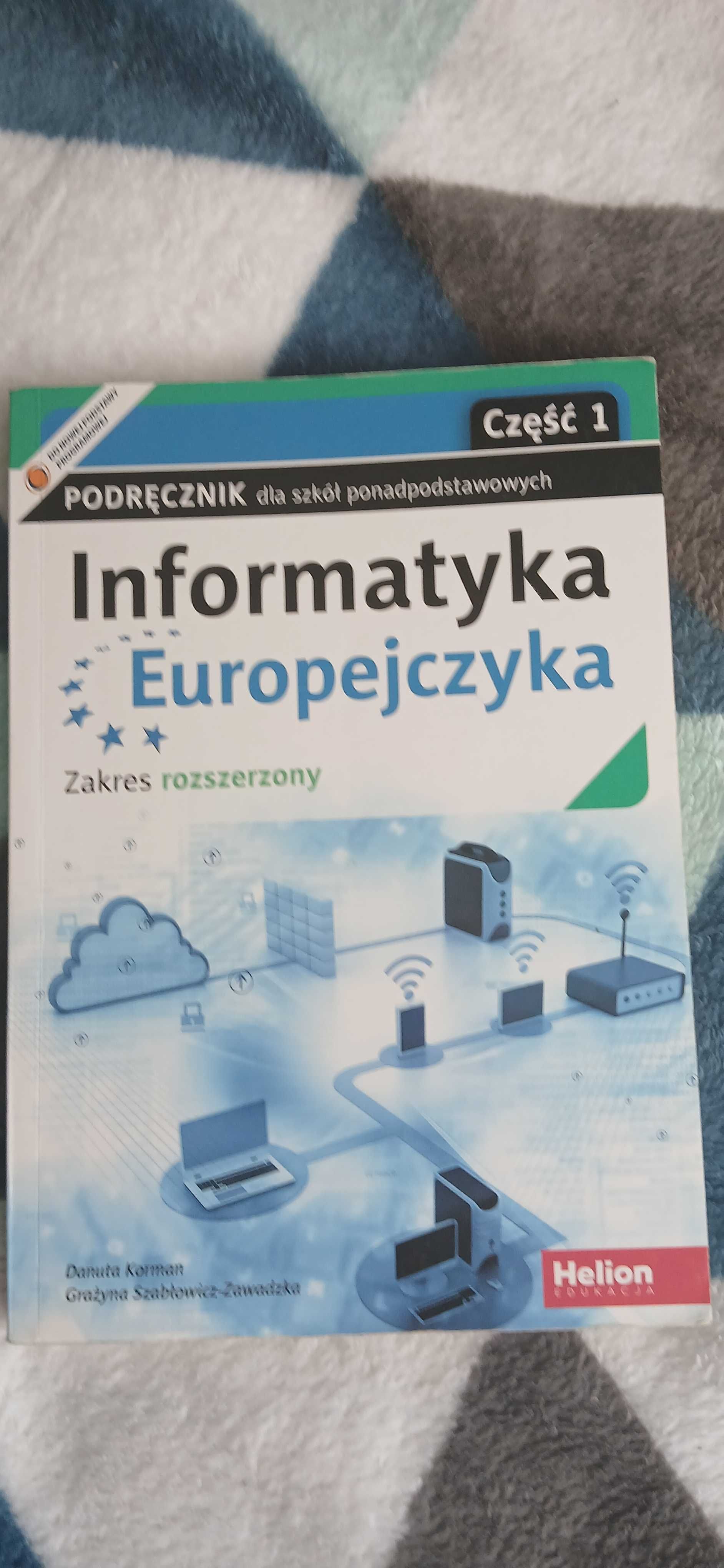 Informatyka Europejczyka cz. 1, liceum / technikum, zakres rozszerzony