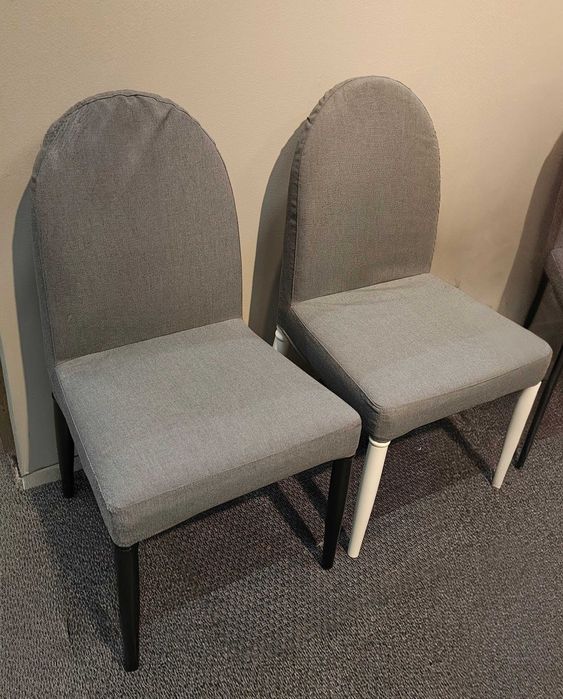 Danderyd Ikea krzesło nowe szare - białe/czarne cena za 1 sztukę