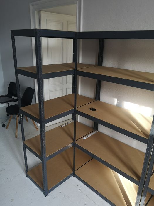 Regał Magazynowy Zatrzaskowy, Grafitowy 180x90x45 cm 5P /265 kg