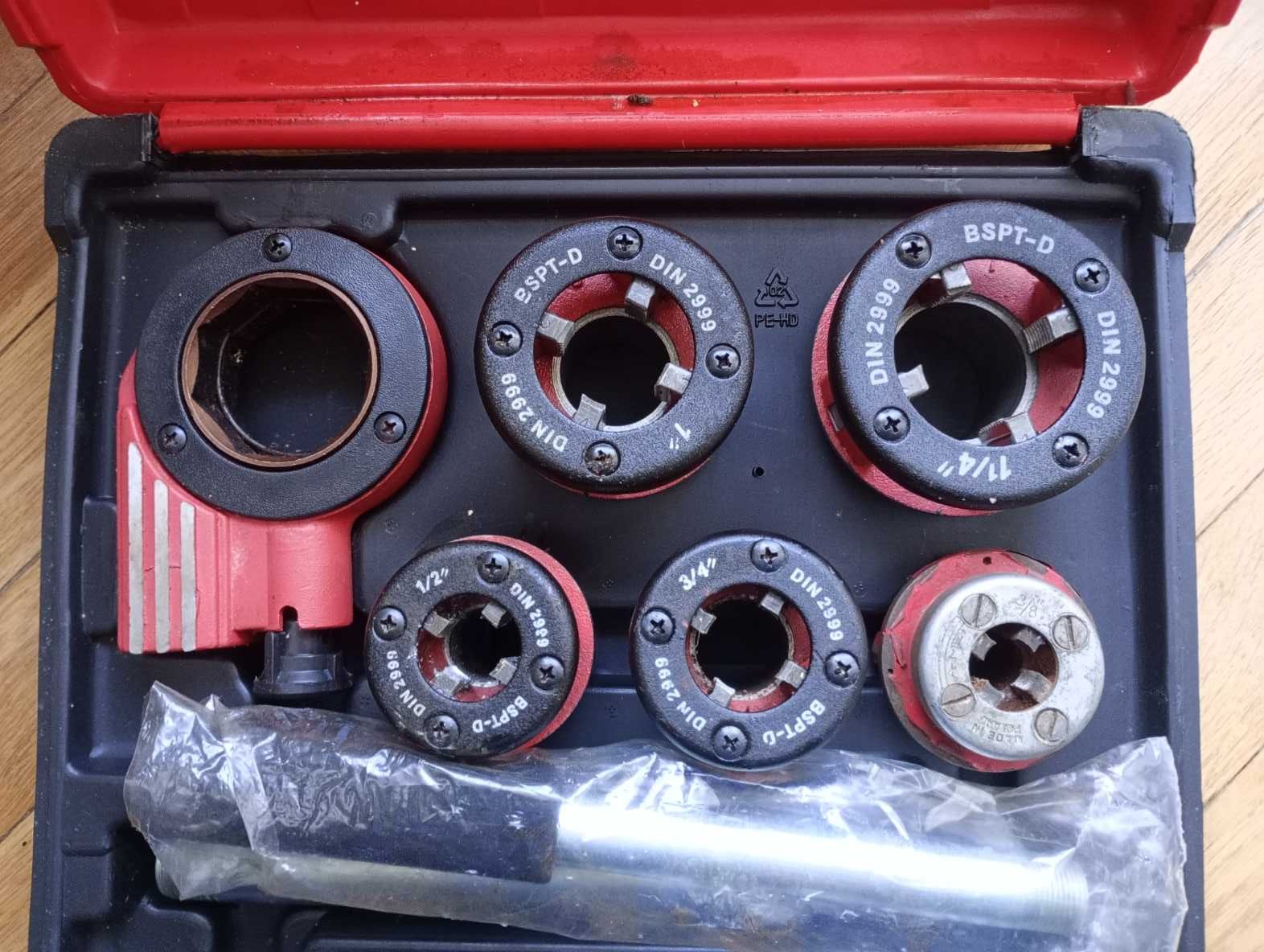Gwintownica hydrauliczna do rur LuxTool+3/8 Pamet.Łady stan.