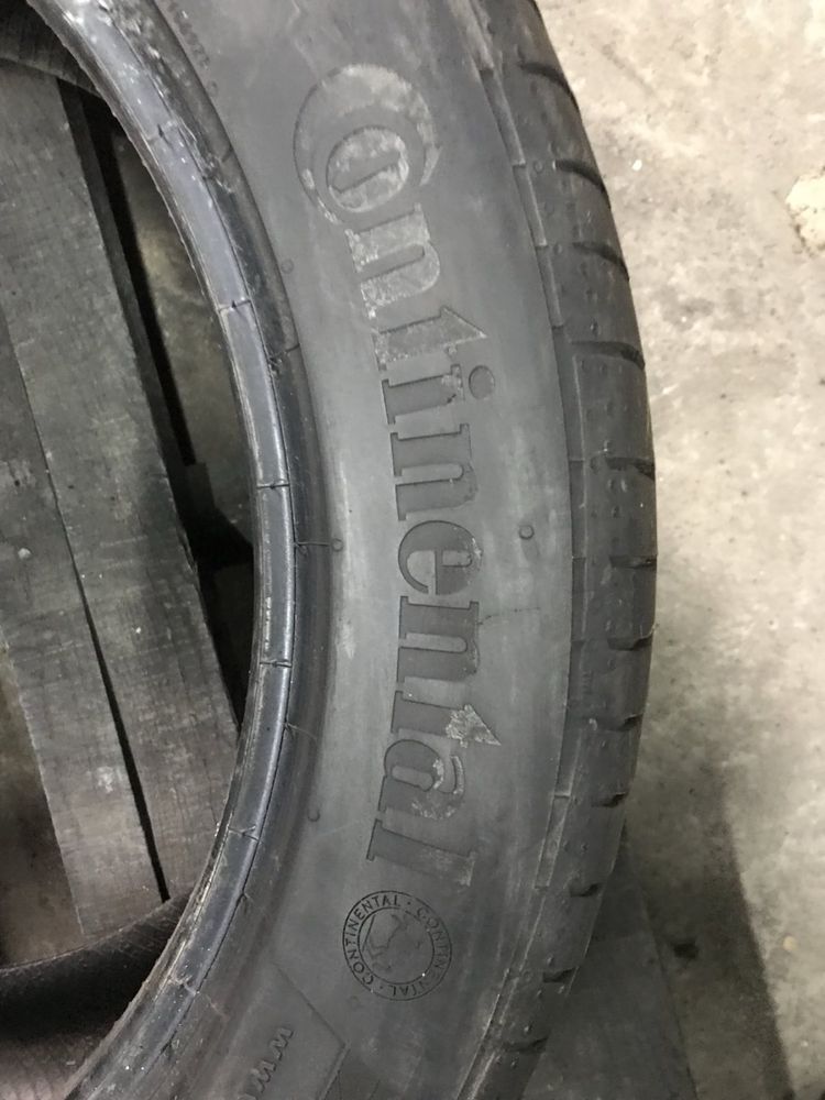 Continental 255/45r18 комплект літо резина шини б/у склад літо