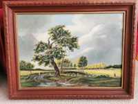 Duży obraz olejny w drewnianej ramie Z. Wycech '99