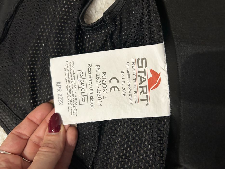 Kamizelka 2 M ochronna jeździecka START EffectFlex młodzieżowa