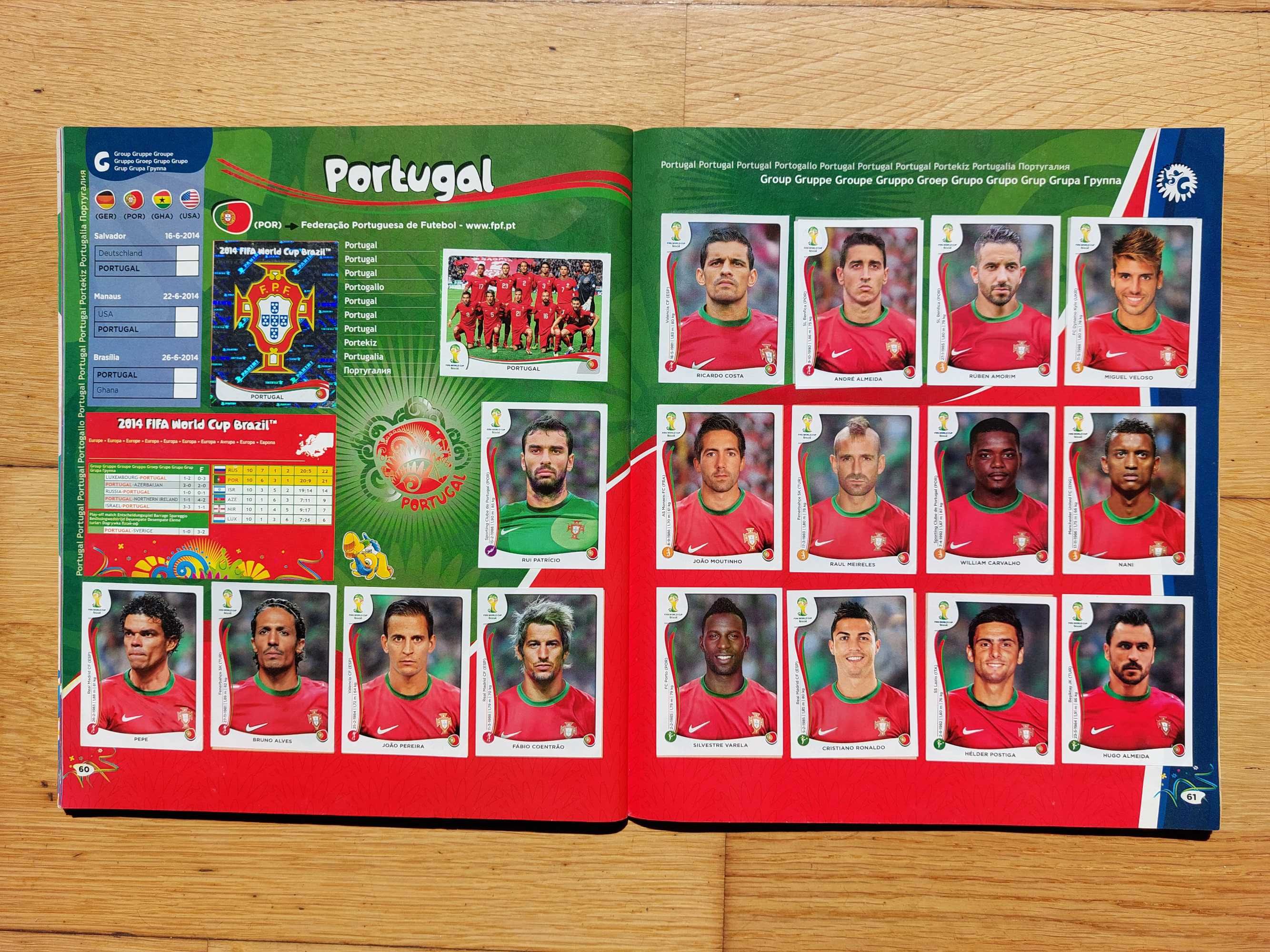 Caderneta de cromos "Fifa World Cup Brasil - 2014" Completa