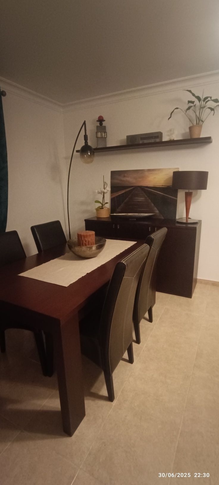 Mesa de sala extensível