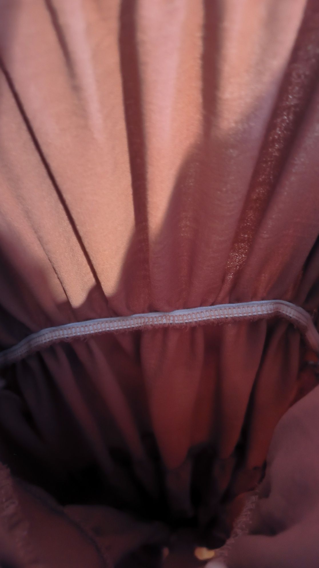 Vestido terracota novo
